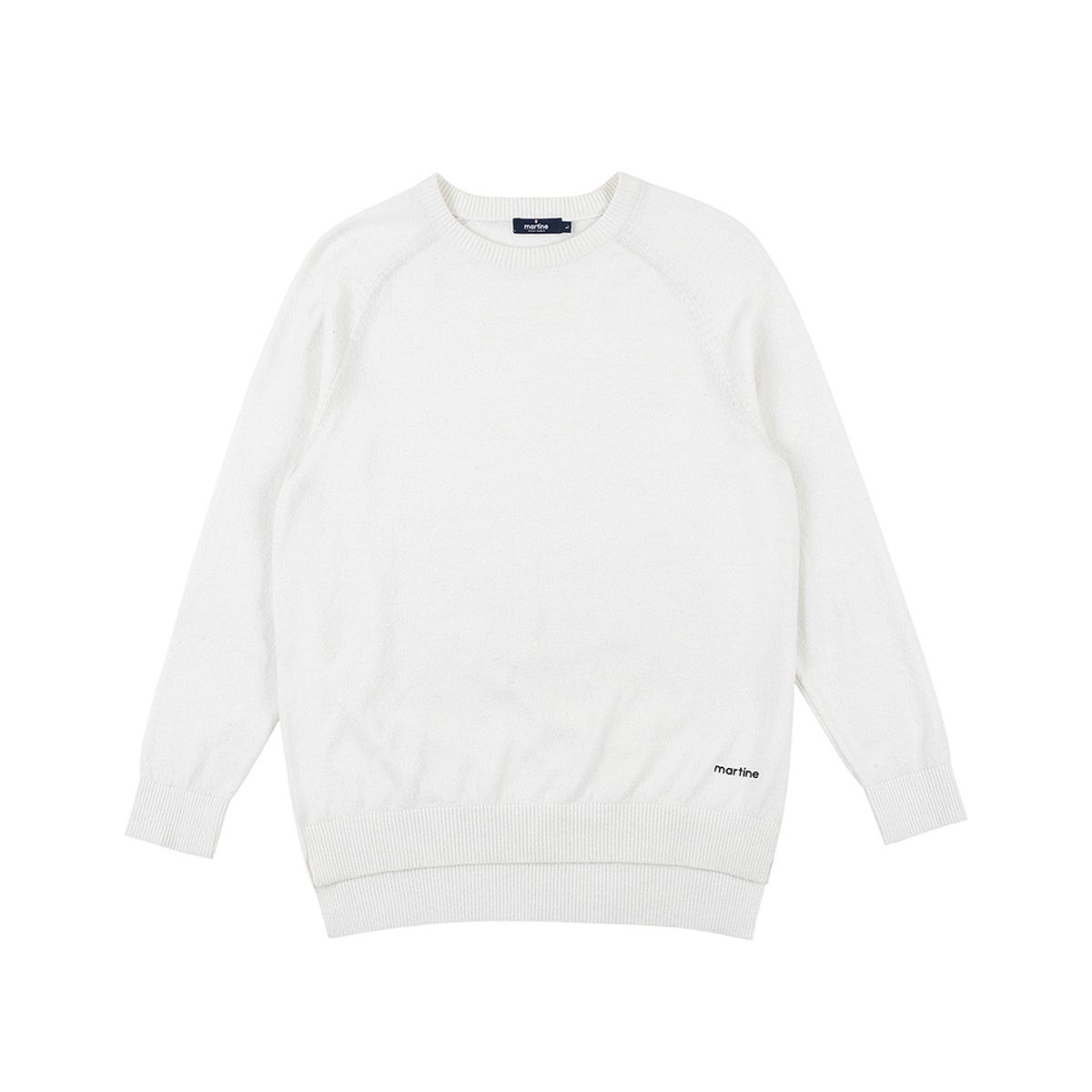 마틴골프(MARTINE GOLF) Terry Raglan Sleeve Knit_White (Men)