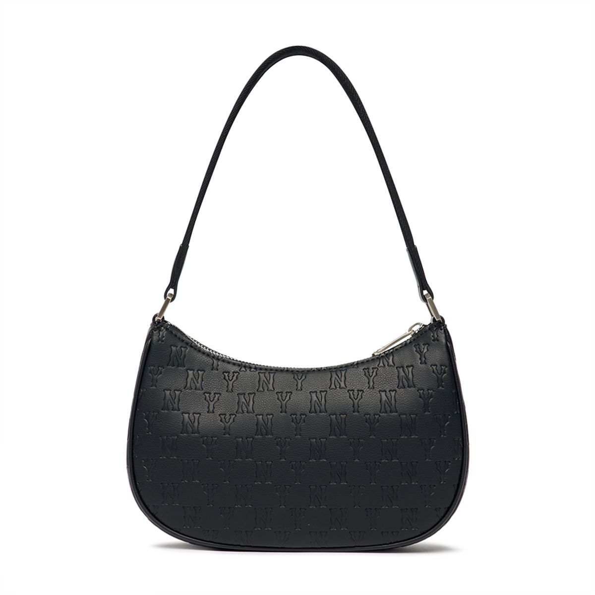 엠엘비(MLB) 모노그램 엠보 호보백 NY (Black)