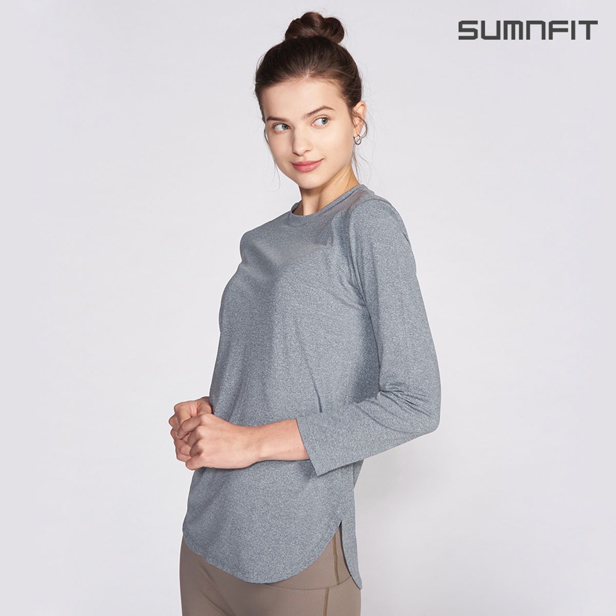 썸앤핏(SUMNFIT) 언밸런스 롱슬리브 티셔츠