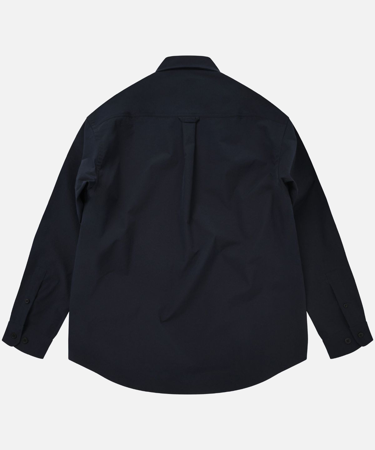 프리즘웍스(FRIZMWORKS) OG DOUBLE POPLIN RELAX SHIRT _ DARK NAVY