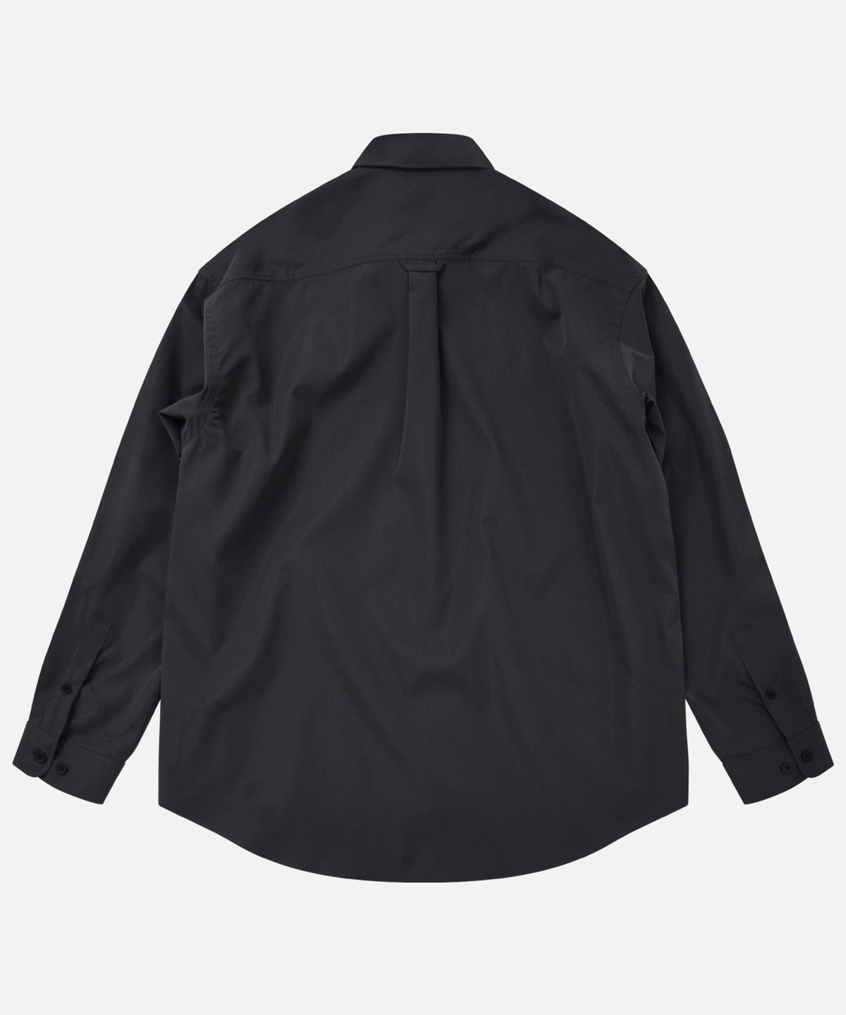 프리즘웍스(FRIZMWORKS) OG DOUBLE POPLIN RELAX SHIRT _ CHARCOAL