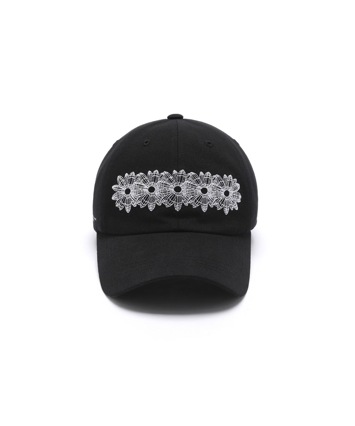 일레딧(ILLEDIT) FLOWER ARTWORK BALLCAP BLACK