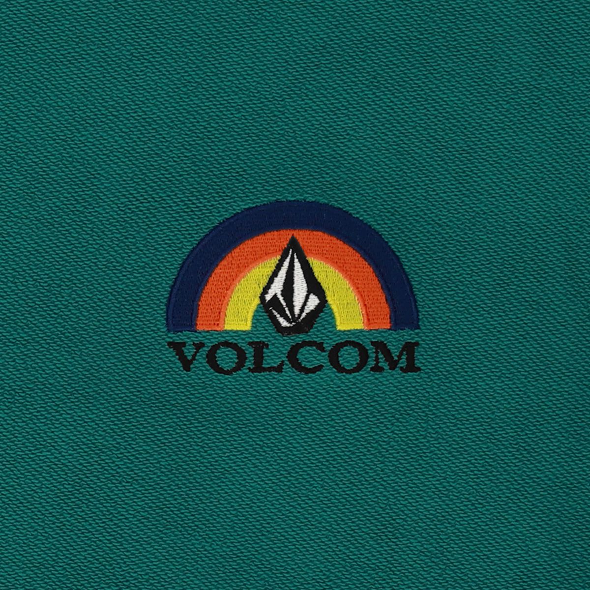 볼컴(VOLCOM) TWO FACE 컴포트핏 레인보우 맨투맨(그린)