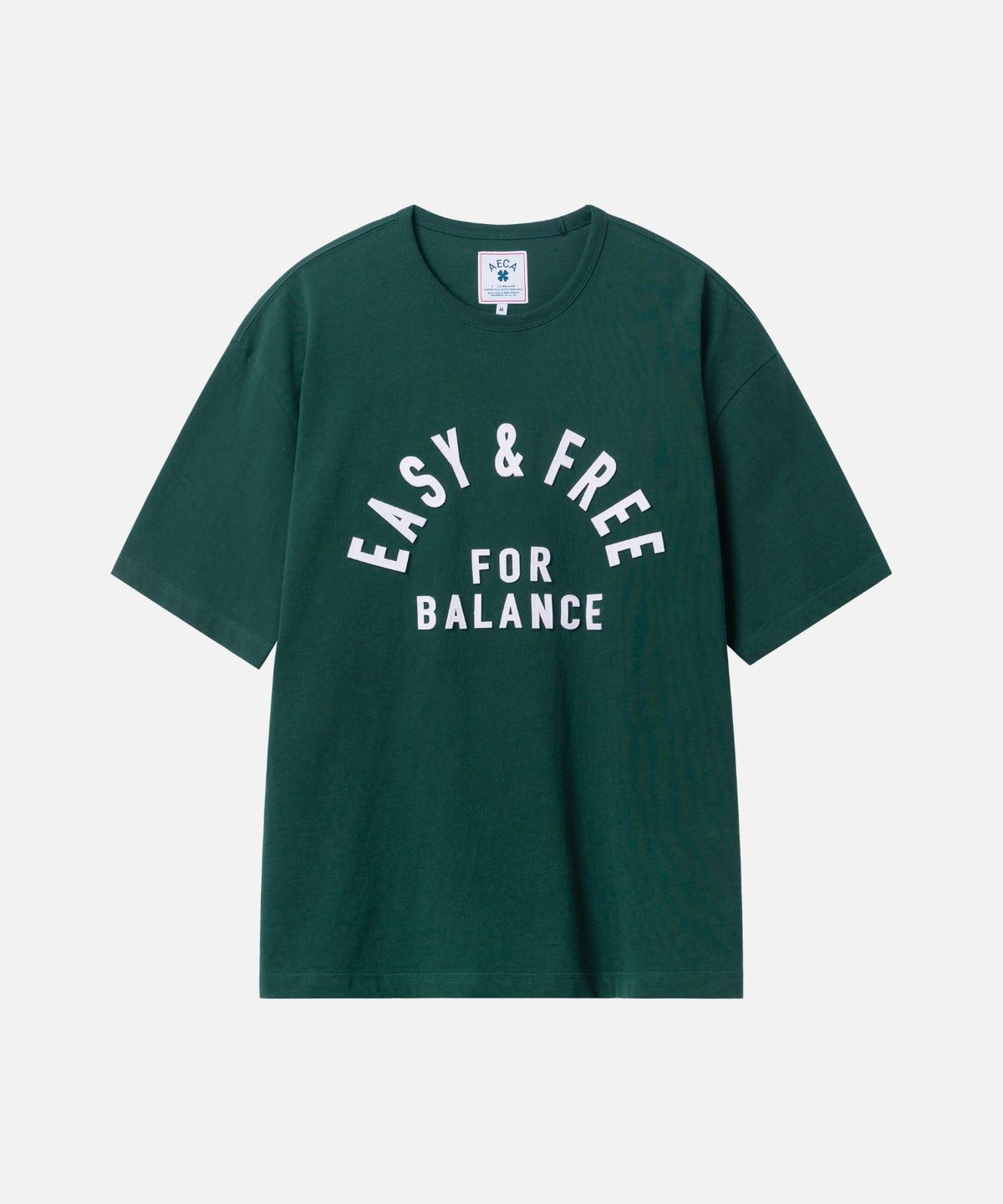에이카화이트(AECA) EASY & FREE TEE-FOREST GREEN