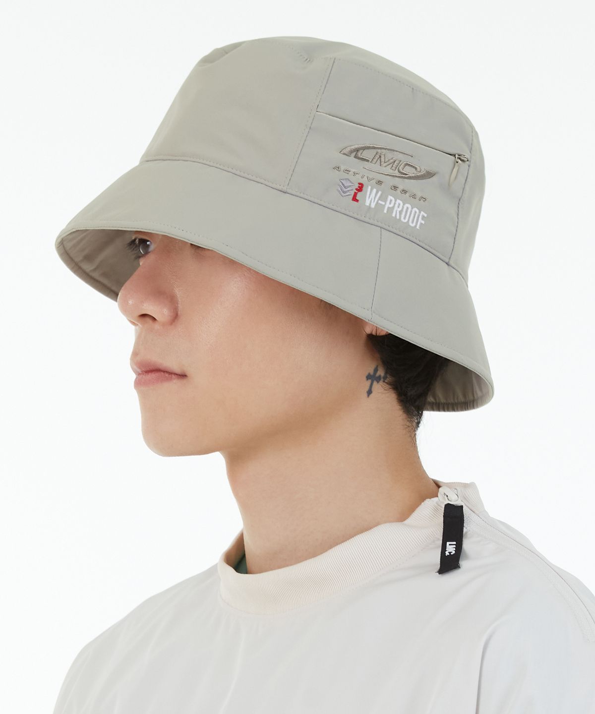 엘엠씨(LMC) LMC ACTIVE GEAR 3L BUCKET HAT gray khaki