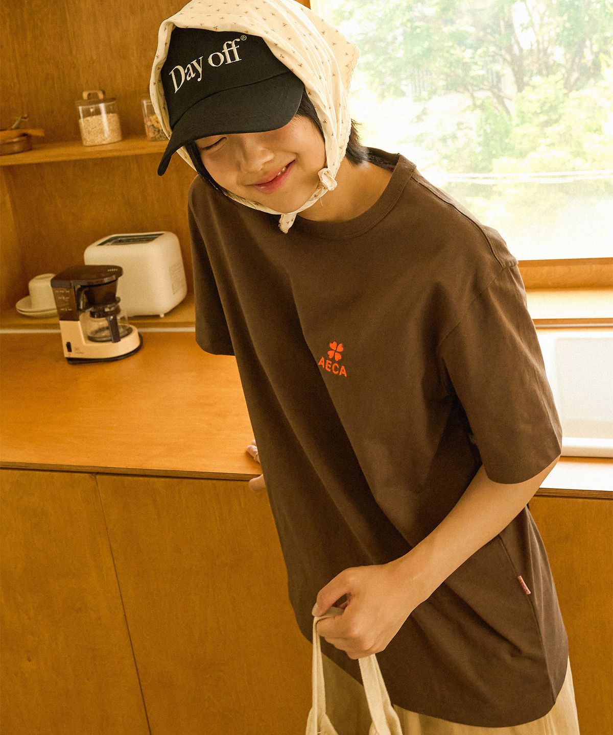 에이카화이트(AECA) DAY OFF CAP-BLACK
