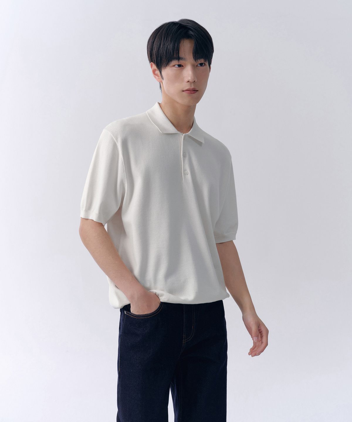무신사 스탠다드(MUSINSA STANDARD) 스트레이트 데님 팬츠 [딥 인디고]