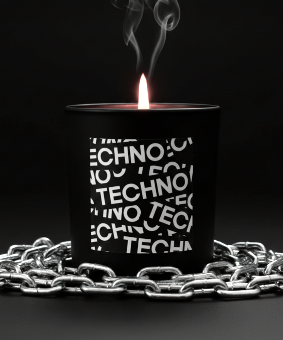 디쉘터(DESHELTER) TECHNO 7oz 블랙 시더우드 우디 스모키향 소이캔들