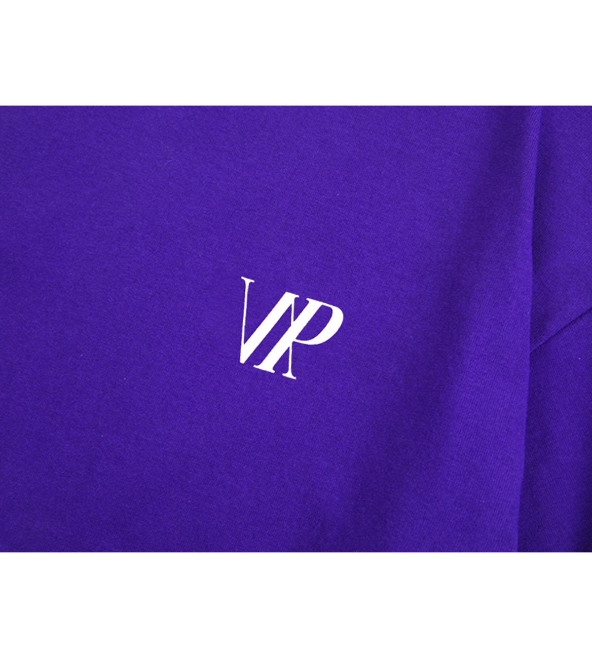엔피스튜디오(NP STUDIO) NP 스튜디오 로고 티셔츠 퍼플