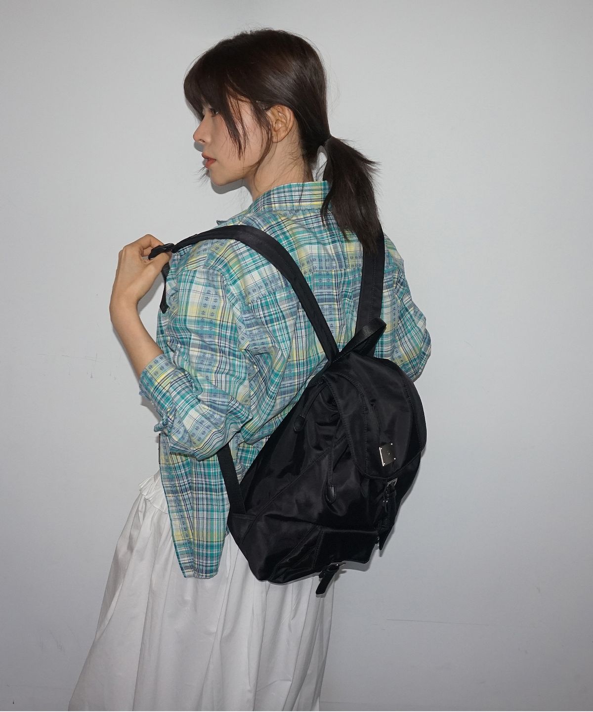 샐볼(SALBOL) SYMBOL NYLON BACKPACK [BLACK]