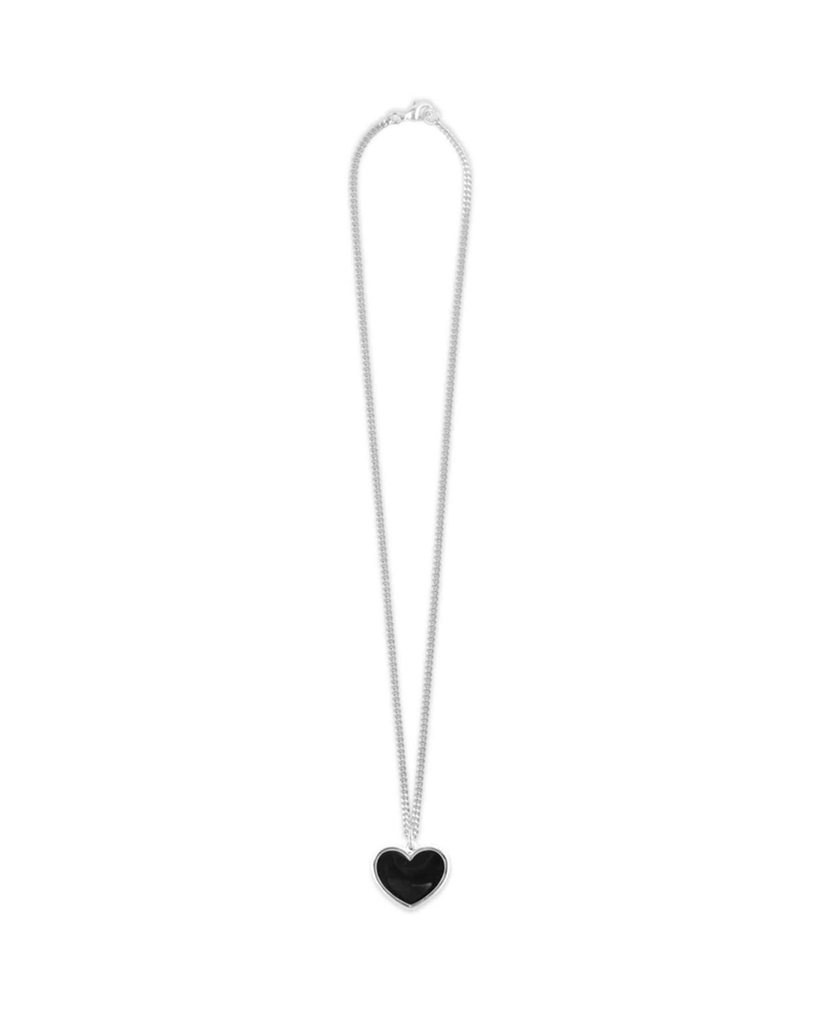 논논(NONENON) BLACK LOVE NEC SILVER925