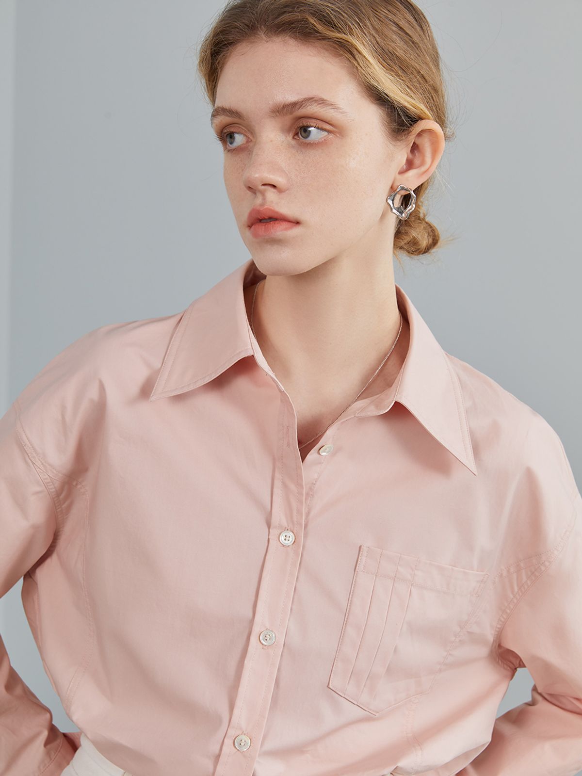 웬스데이딜라잇(WEDNESDAY DELIGHT) Delight macaroon loose shirt_4 color
