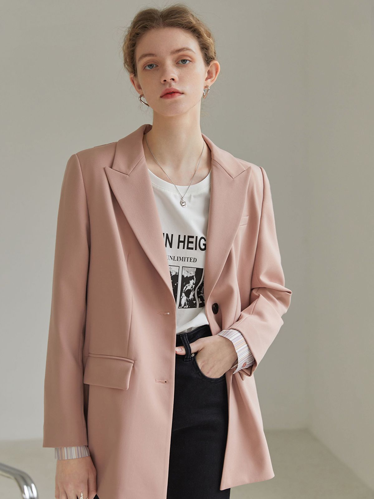 웬스데이딜라잇(WEDNESDAY DELIGHT) Delight casual 2 button jacket_2 color