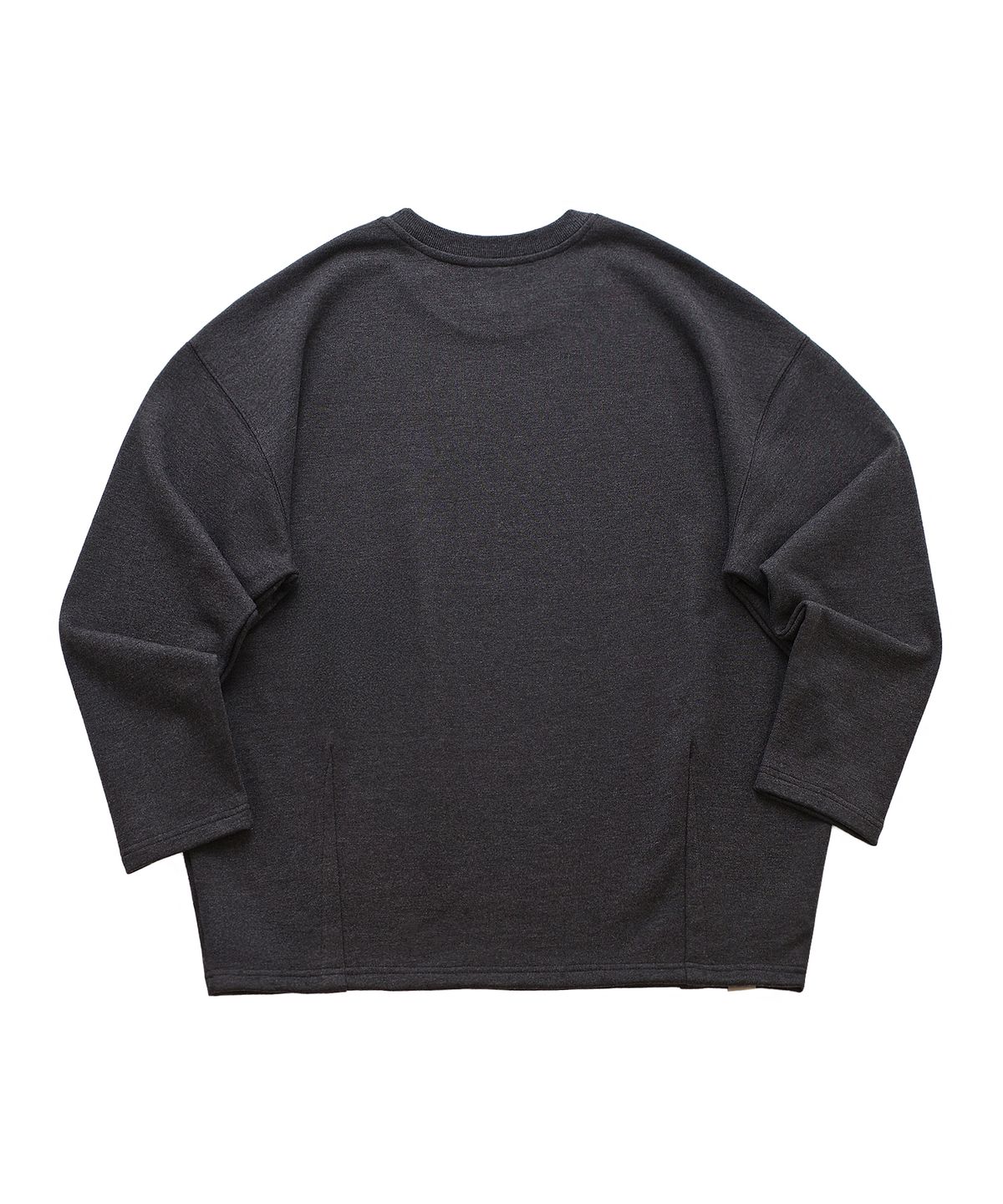 어낫띵(A NOTHING) HEAVY-TERRY BALLOON SWEAT BOX TEE (Charcoal)