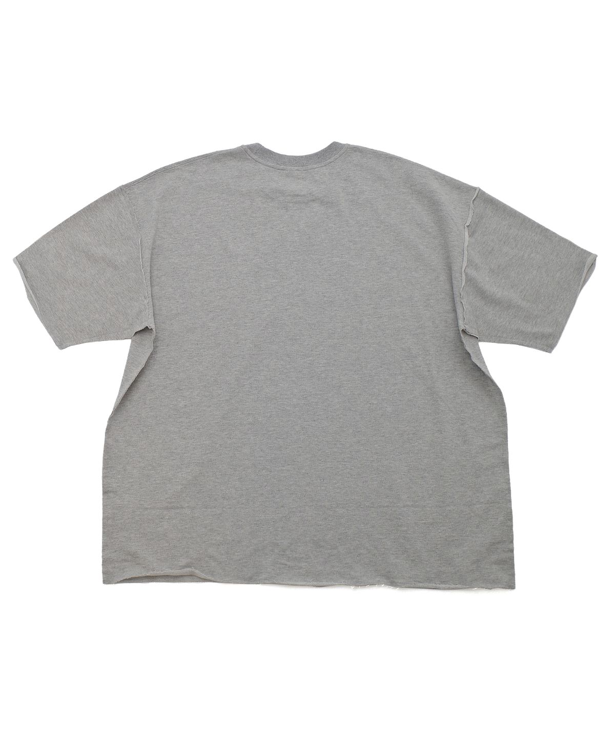 어낫띵(A NOTHING) VINTAGE P. DYEING CUT-OUT BOX 1/2 TEE (Gray)