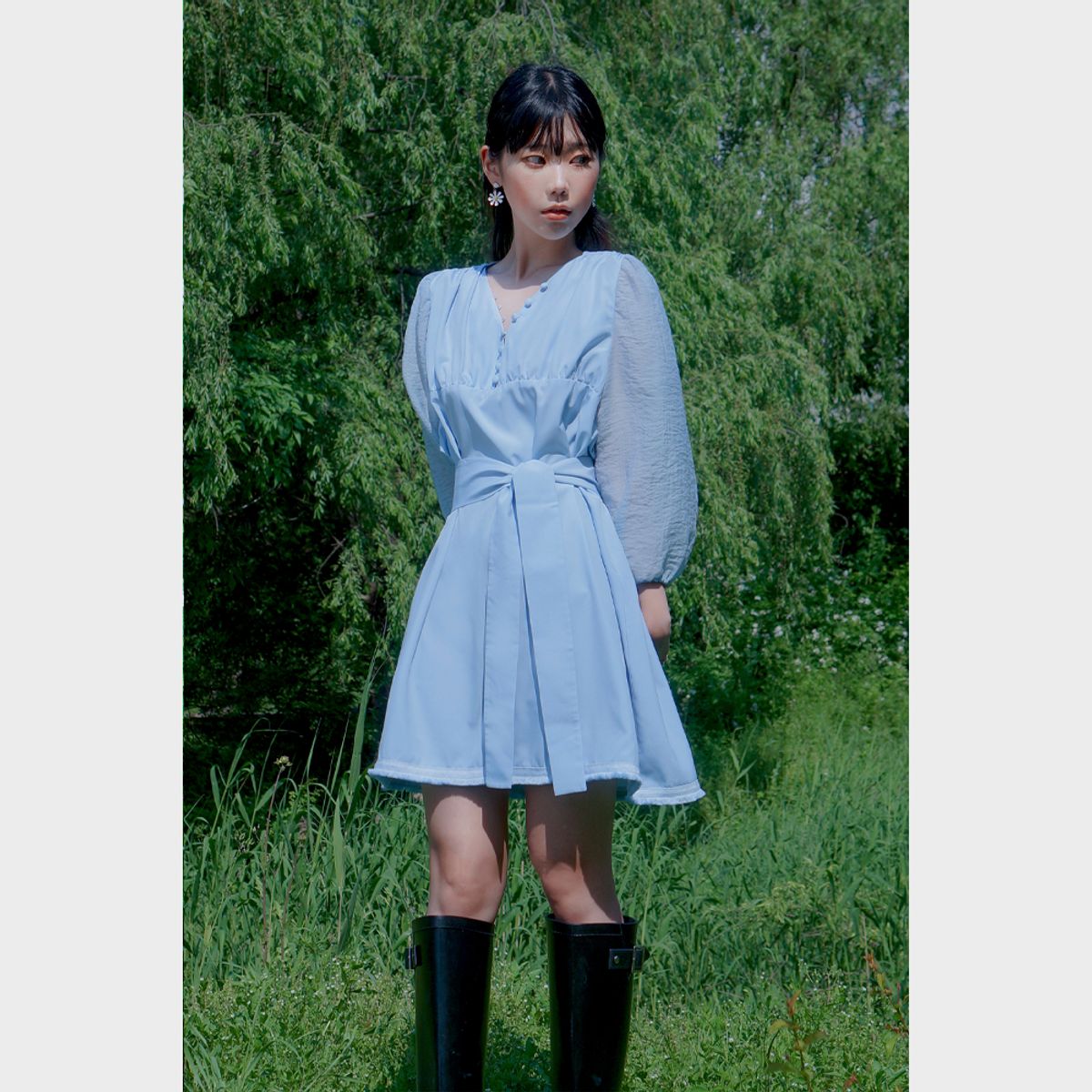 미미몽드(MIMI MONDE) 단델리온 21 드레스_스카이 블루