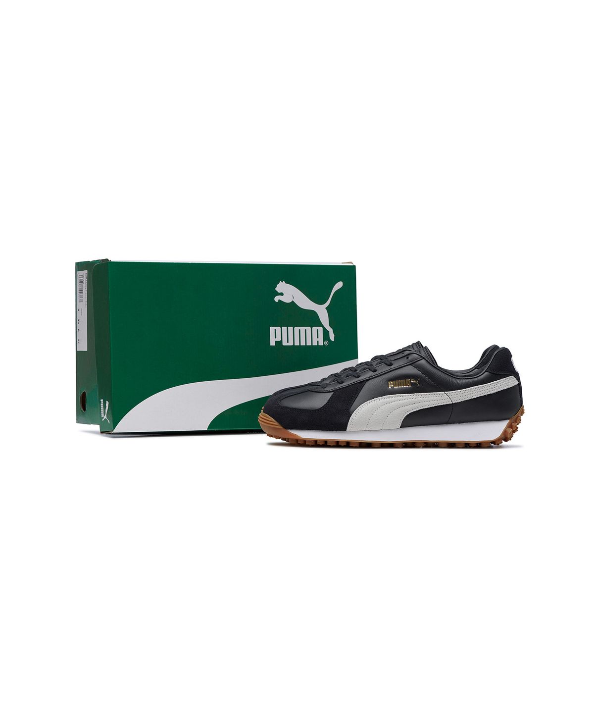 푸마(PUMA) 아미 트레이너 라이더 - 블랙:화이트:골드 / 386944-03