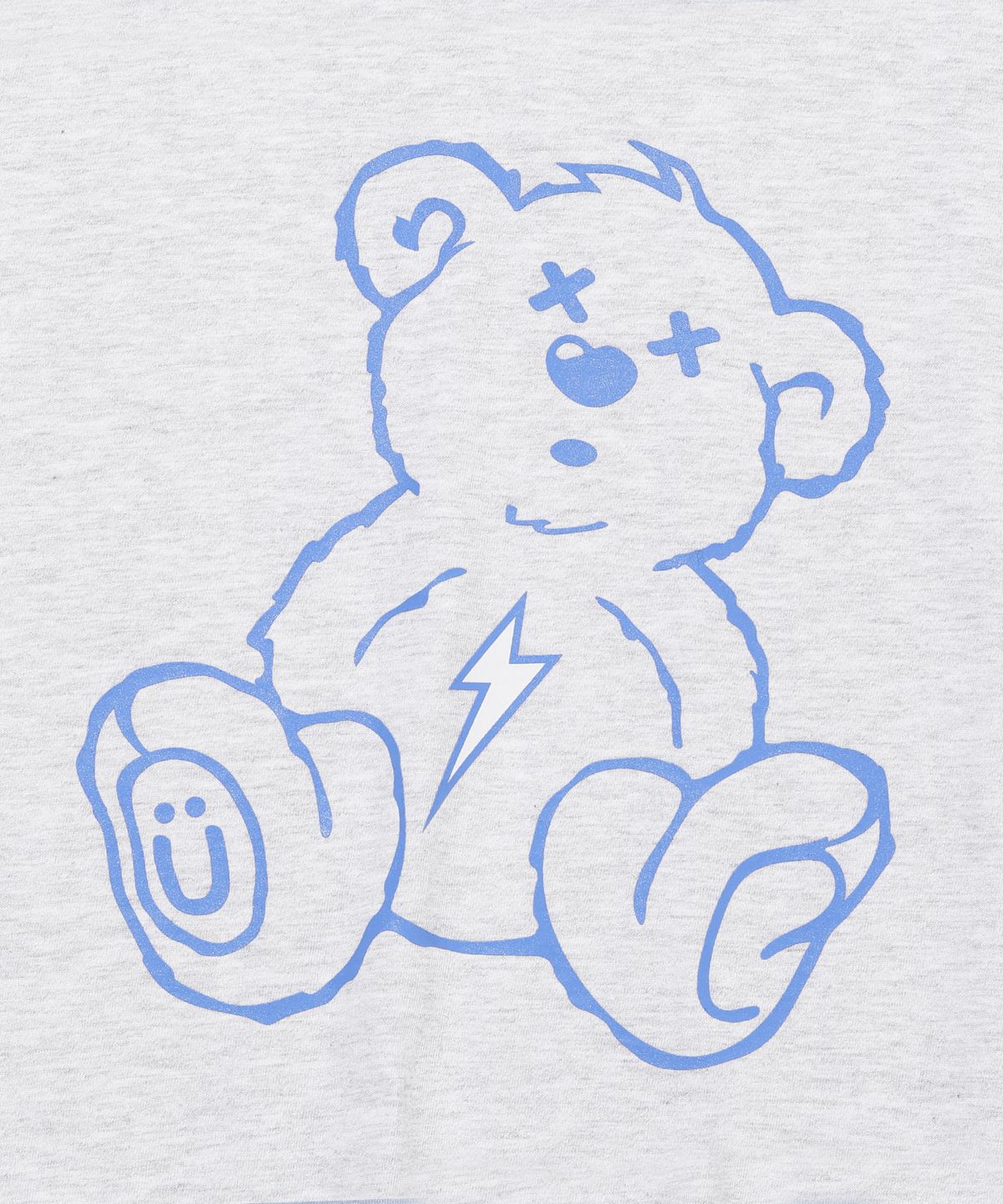 이스트쿤스트(ISTKUNST) THUNDER BEAR SS TEE_LIGHT GREY(IK2CMMT502A)
