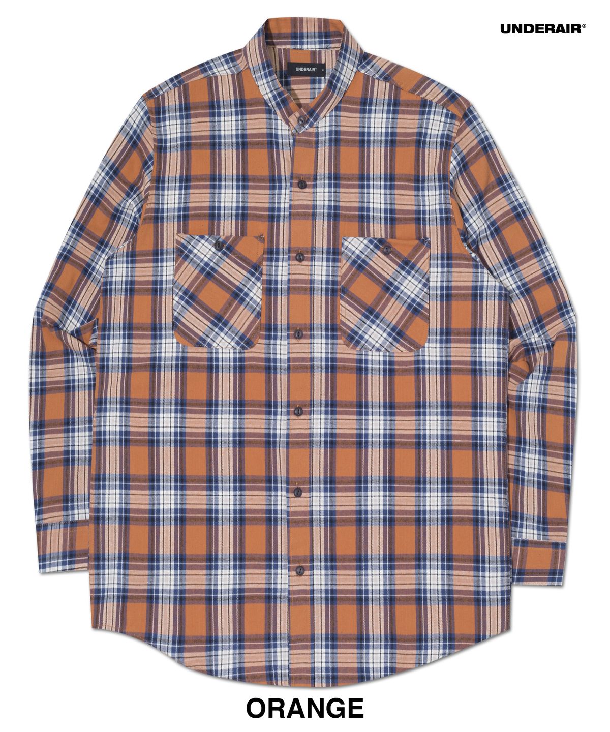 언더에어(UNDERAIR) [차이나카라] STARRY HOUR CHECK SHIRTS (2 COLOR)