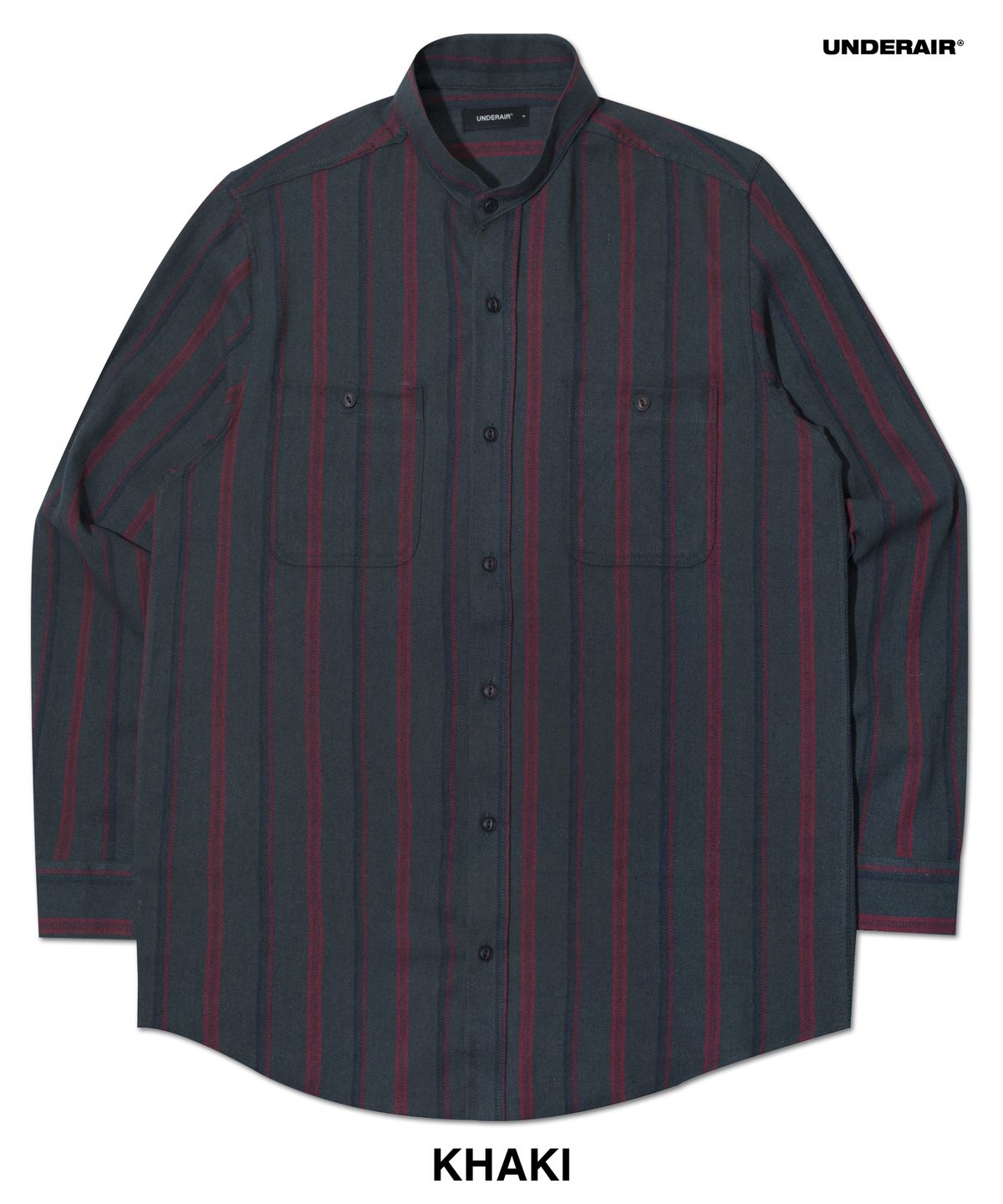 언더에어(UNDERAIR) [차이나카라] TANTALUS STRIPE SHIRTS (3 COLOR)