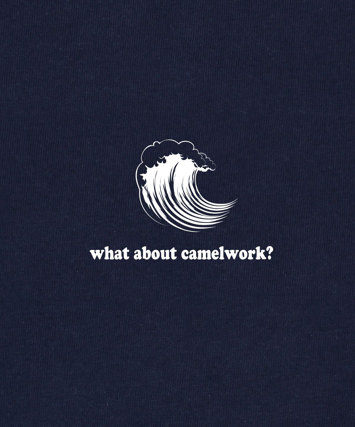 카멜워크(CAMEL WORK) 웨이크보드 반팔티셔츠(네이비)