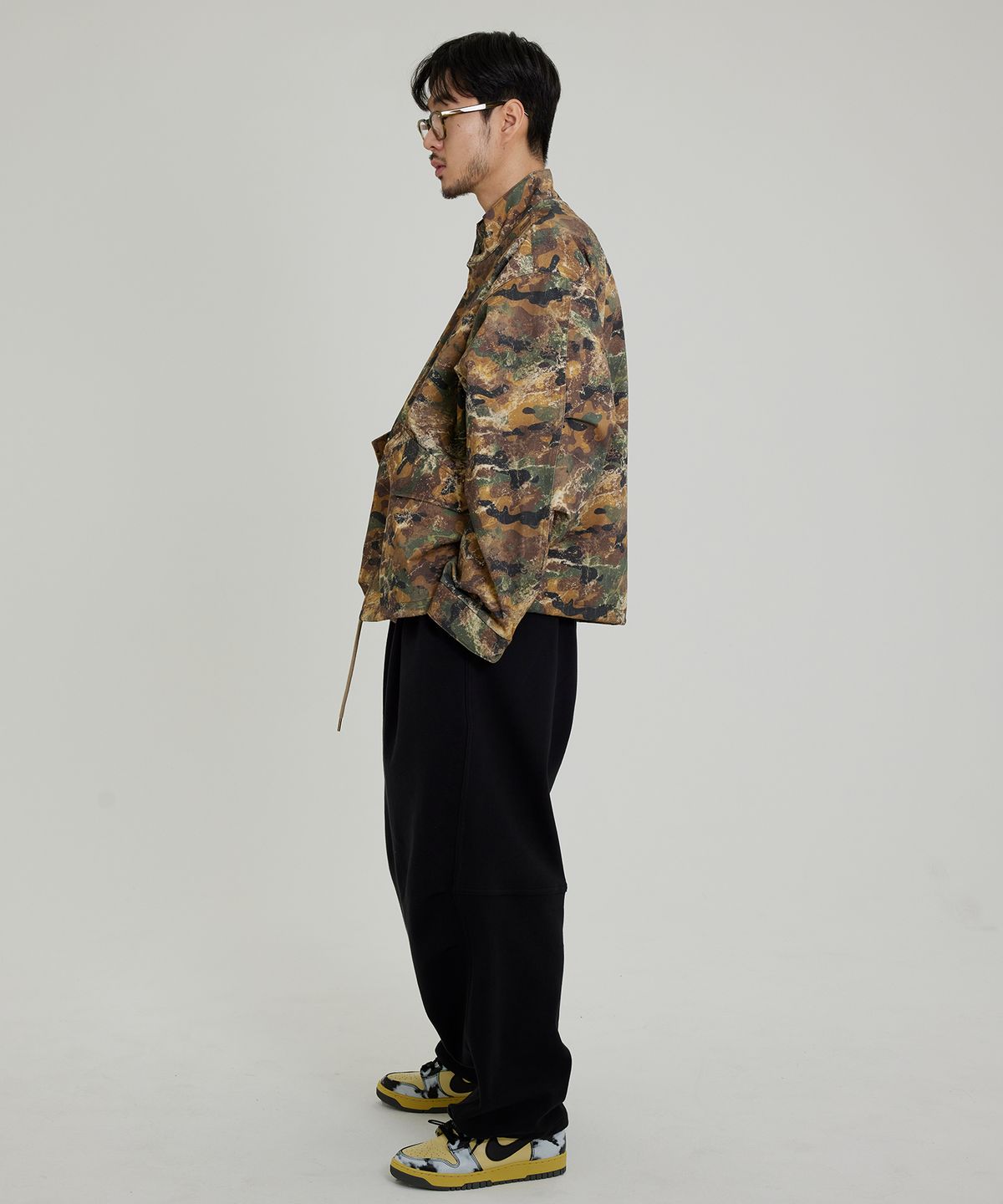 아더피츠(OTHERFITS) 와이드 벌룬 스웻팬츠 (블랙)