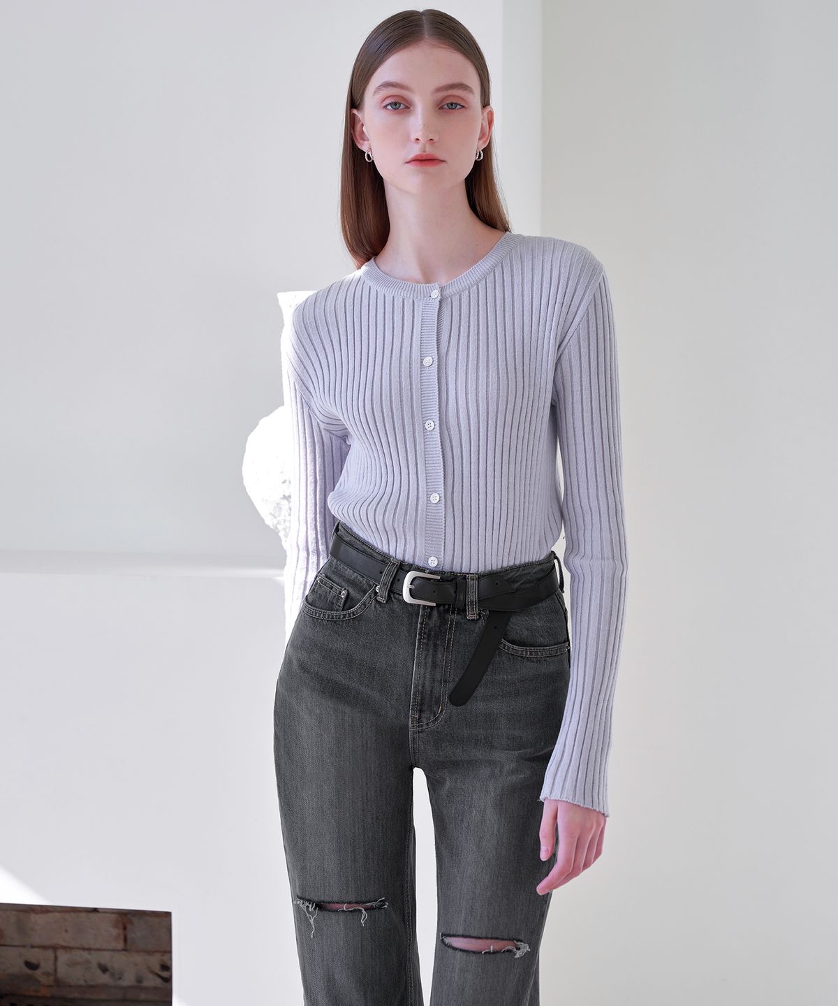 판도라핏(PANDORAFIT) [STRAIGHT] Ash Jeans