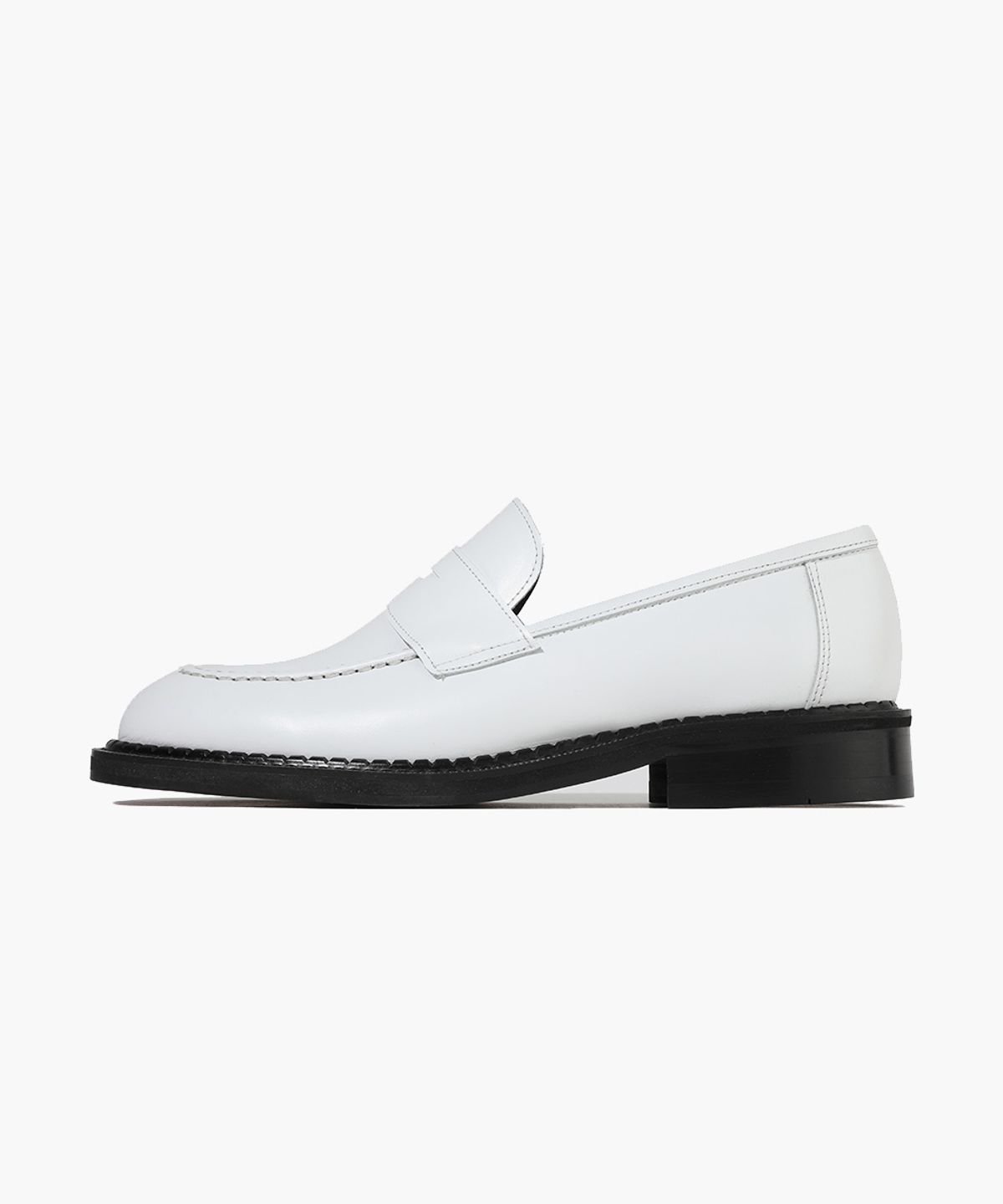 피렌체 아뜨리에(FIRENZE ATELIER) 이중웰트 하이퀄리티 유팁 페니로퍼 4020 [CREAM WHITE]