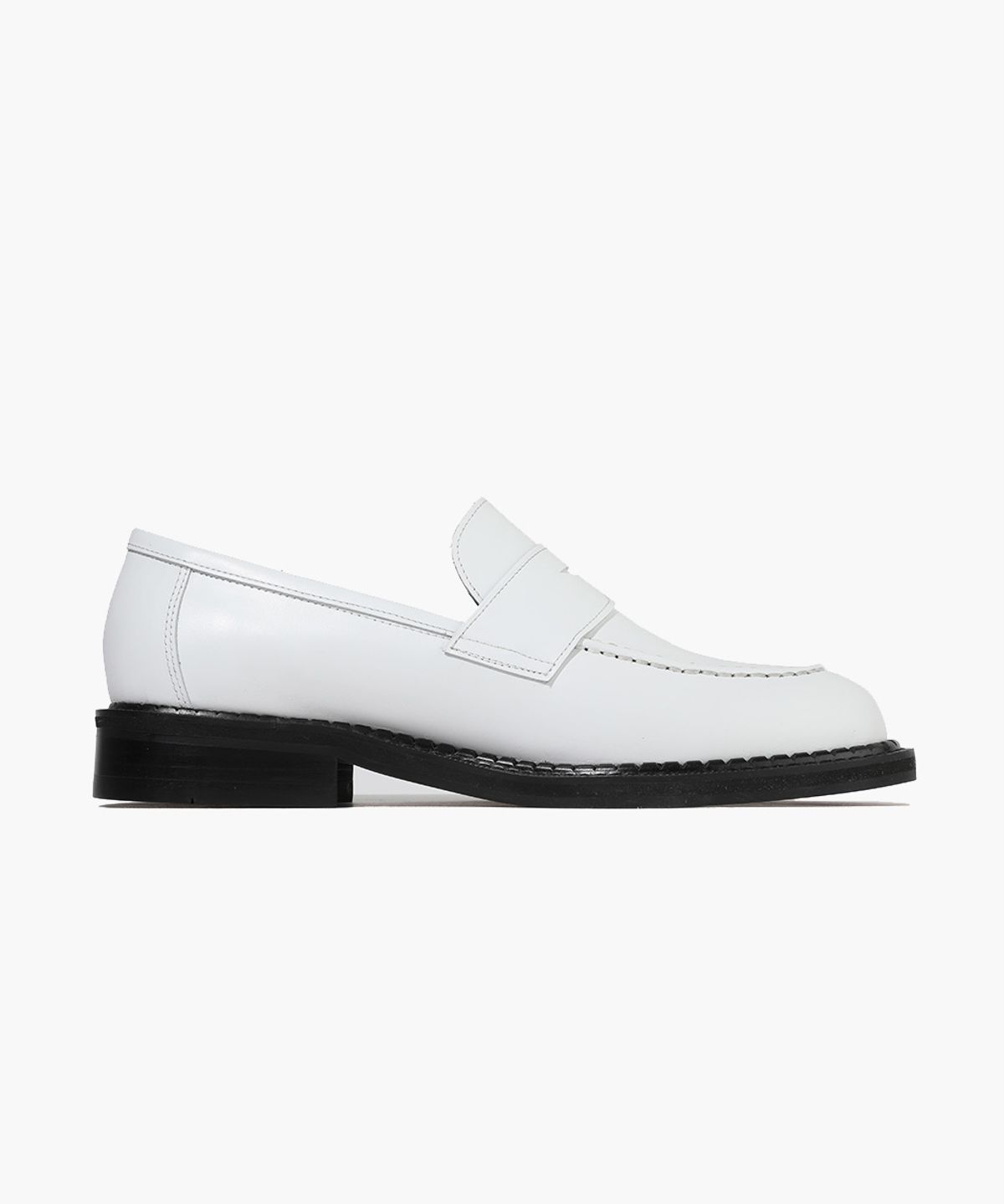 피렌체 아뜨리에(FIRENZE ATELIER) 이중웰트 하이퀄리티 유팁 페니로퍼 4020 [CREAM WHITE]