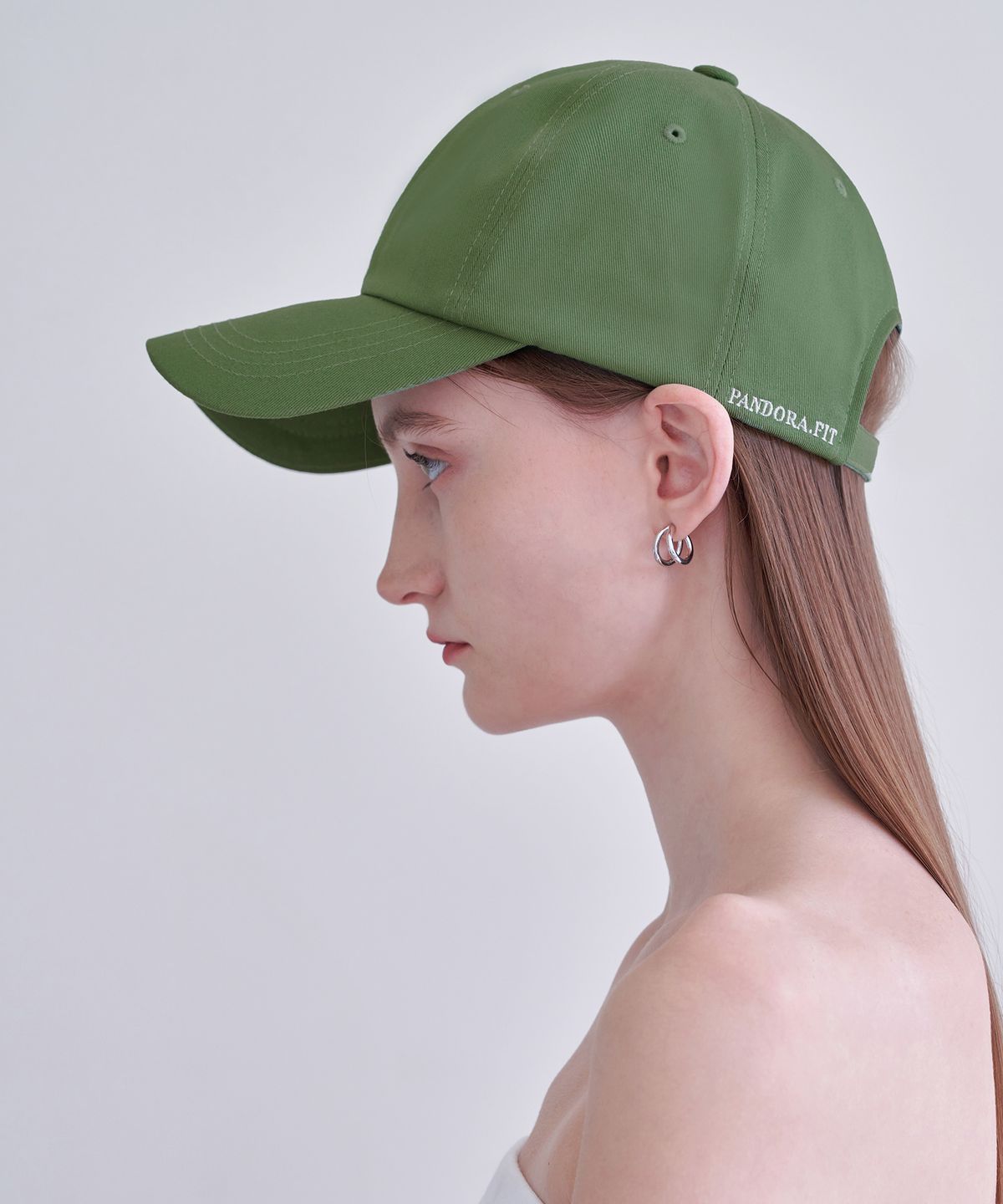 판도라핏(PANDORAFIT) Basic Logo Ball Cap Khaki