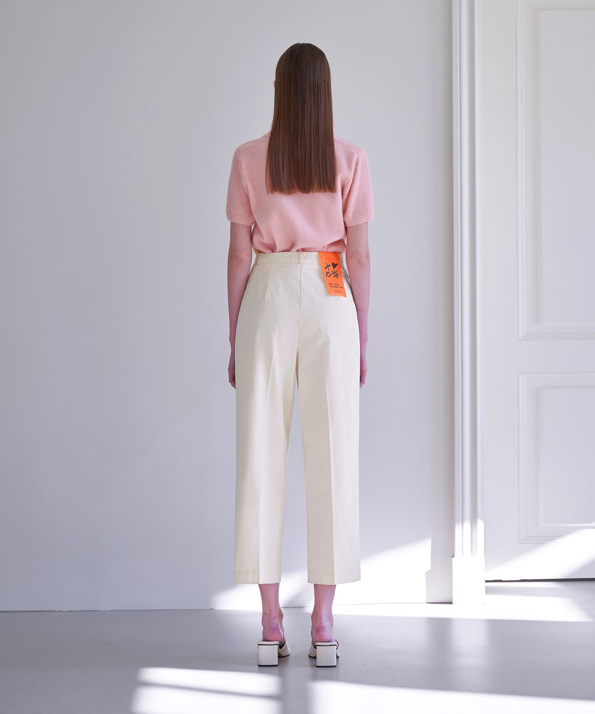 판도라핏(PANDORAFIT) [STRAGHT] Edge Slacks Ivory