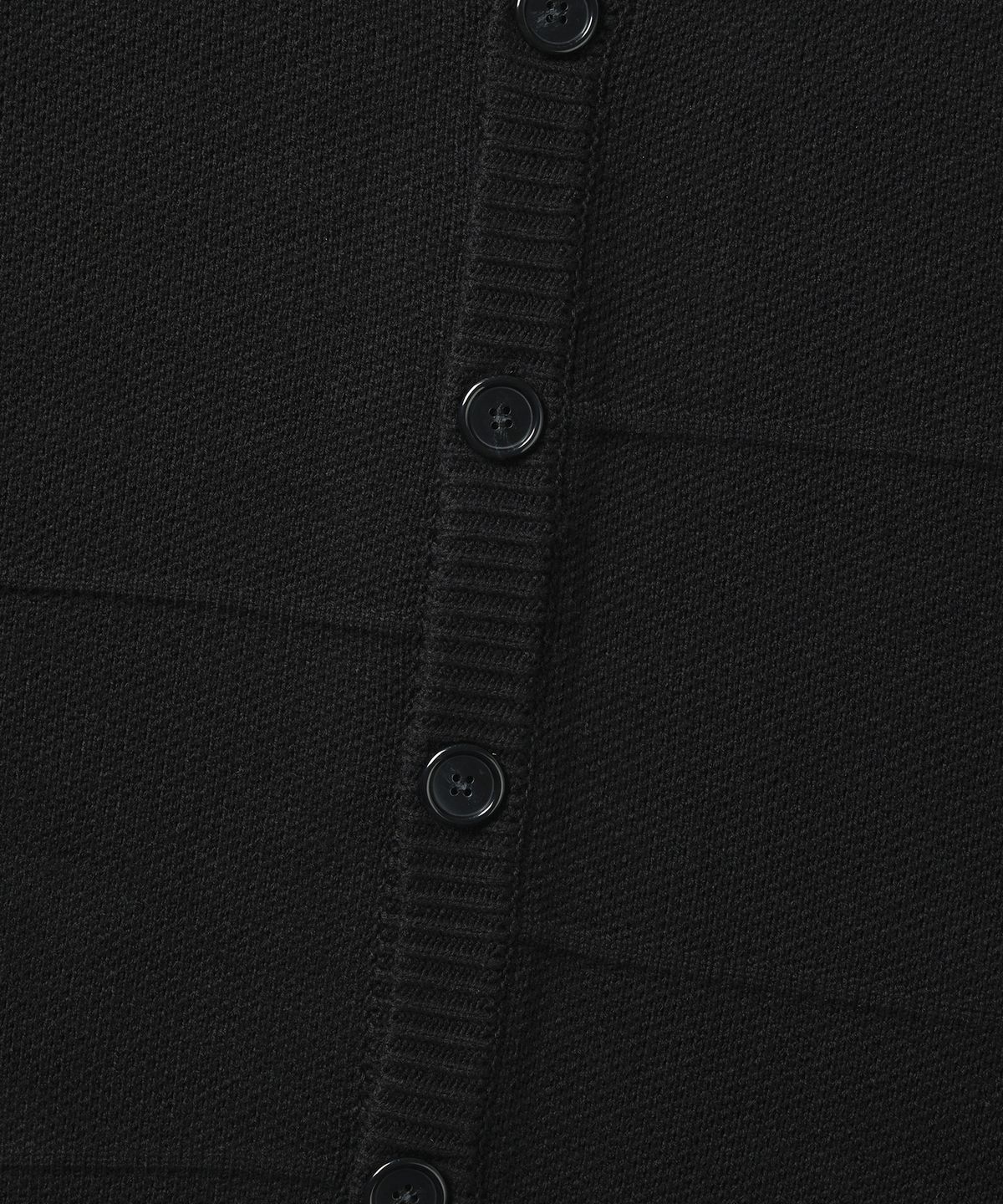 크리틱(CRITIC) CUTTING POINT KNIT 가디건 Black