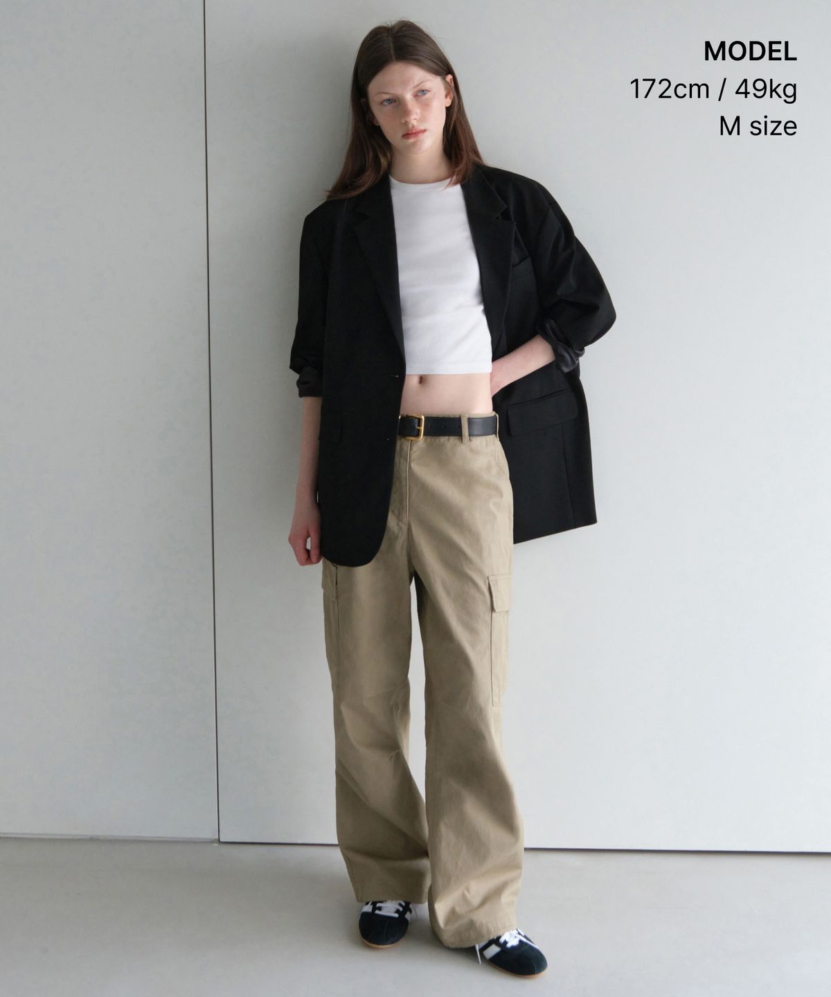 무신사 스탠다드 우먼(MUSINSA STANDARD WOMAN) 우먼즈 오버 숄더 오버사이즈 블레이저 [블랙]