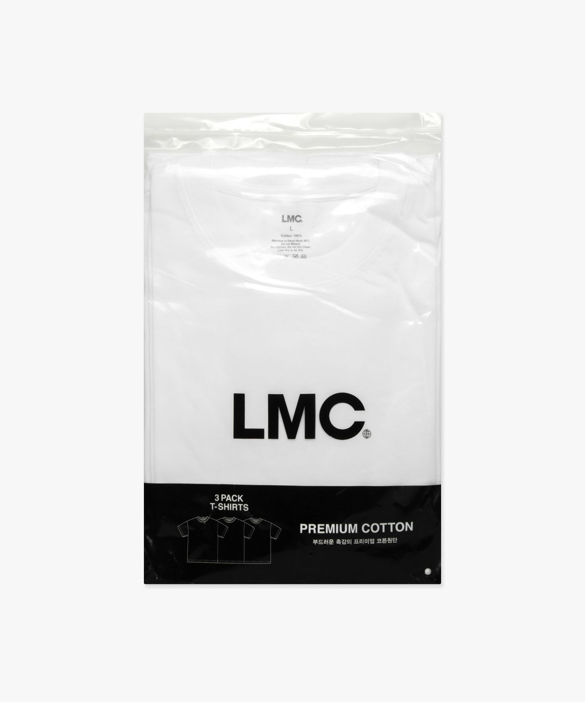 엘엠씨(LMC) GLOBE TEE 3PACK white