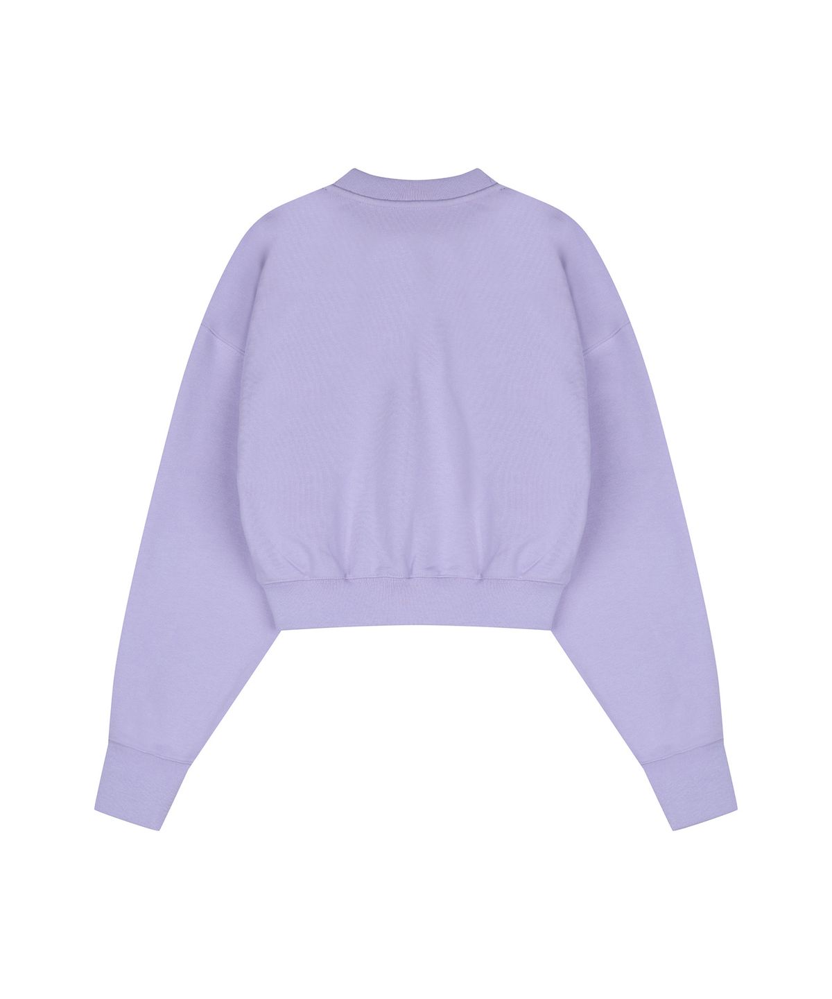 하드코어 해피니스(HARDCORE HAPPINESS) LOGO CROP SWEATSHIRT Light Purple