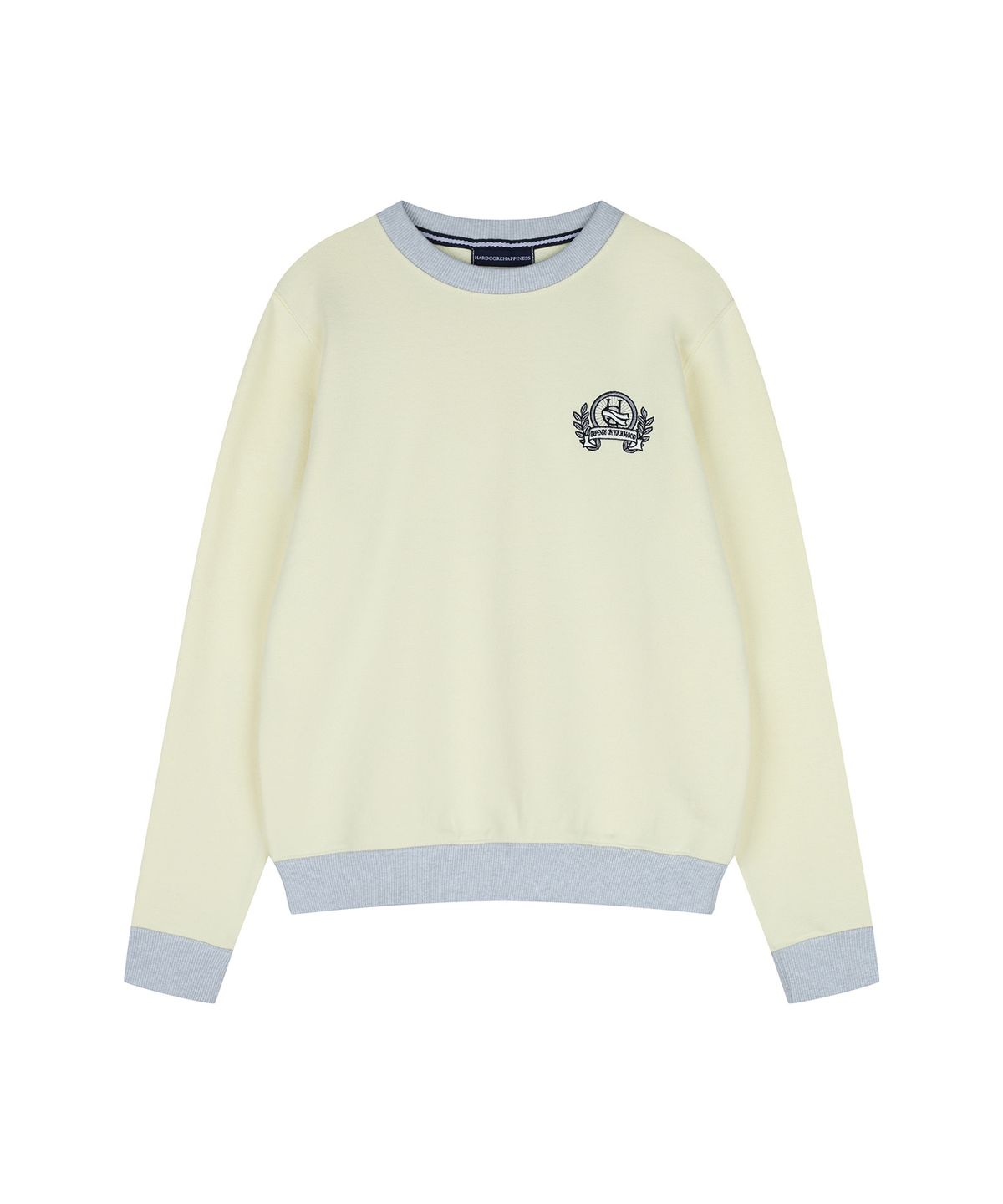 하드코어 해피니스(HARDCORE HAPPINESS) VINTAGE SWEATSHIRT Light Yellow