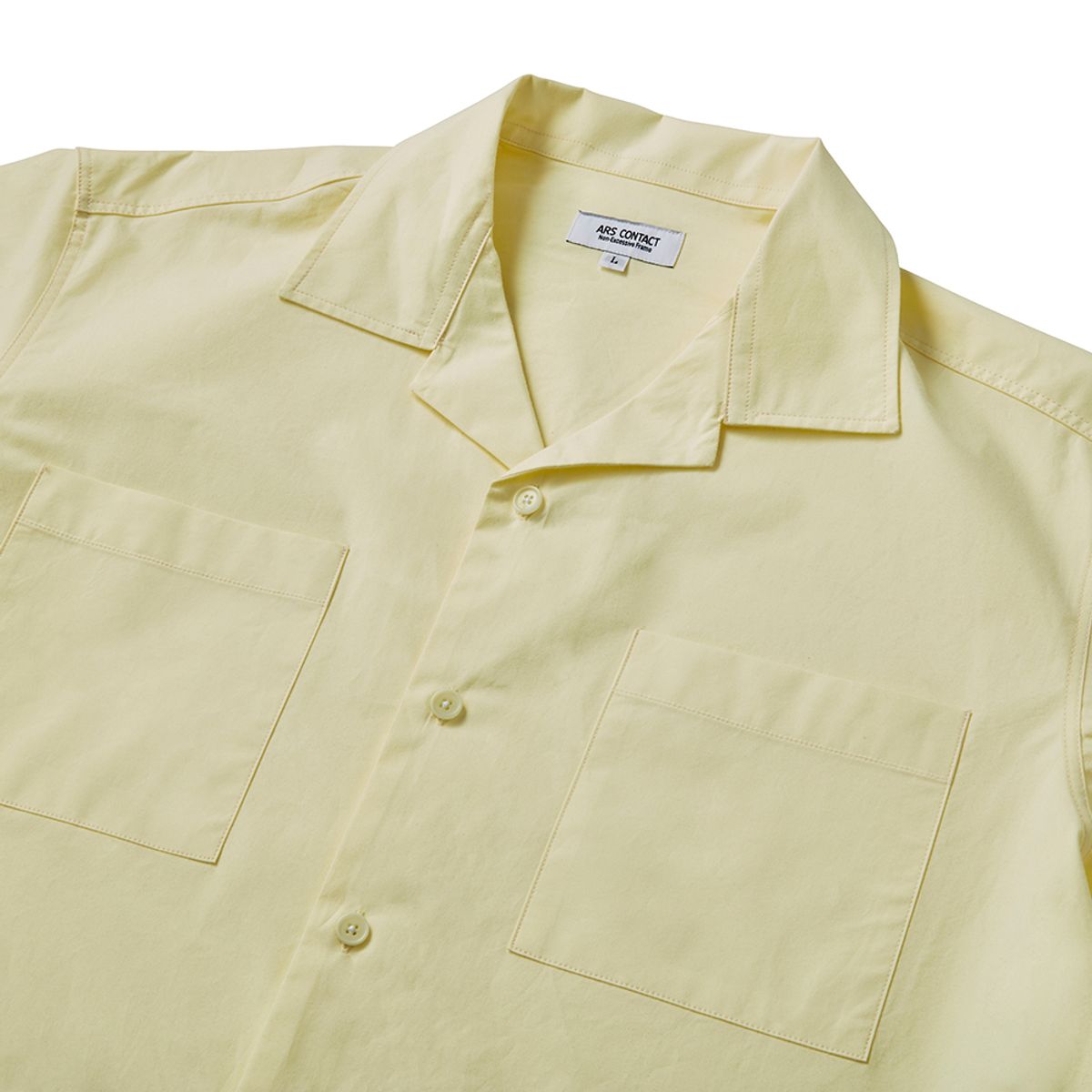 아르스 콘택트(ARSCONTACT) Raw Shirts, Lemon Chiffon