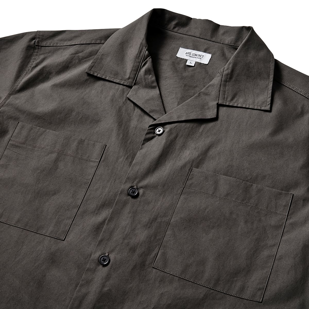 아르스 콘택트(ARSCONTACT) Raw Shirts Dark Gray