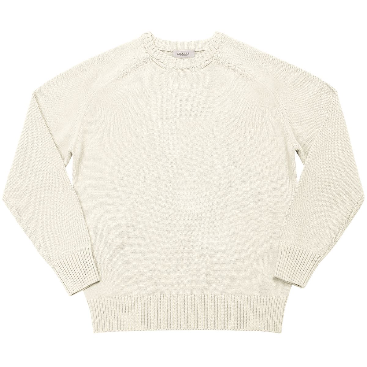 솔티(SORTIE) Saddle Crew neck Knit (Ivory)