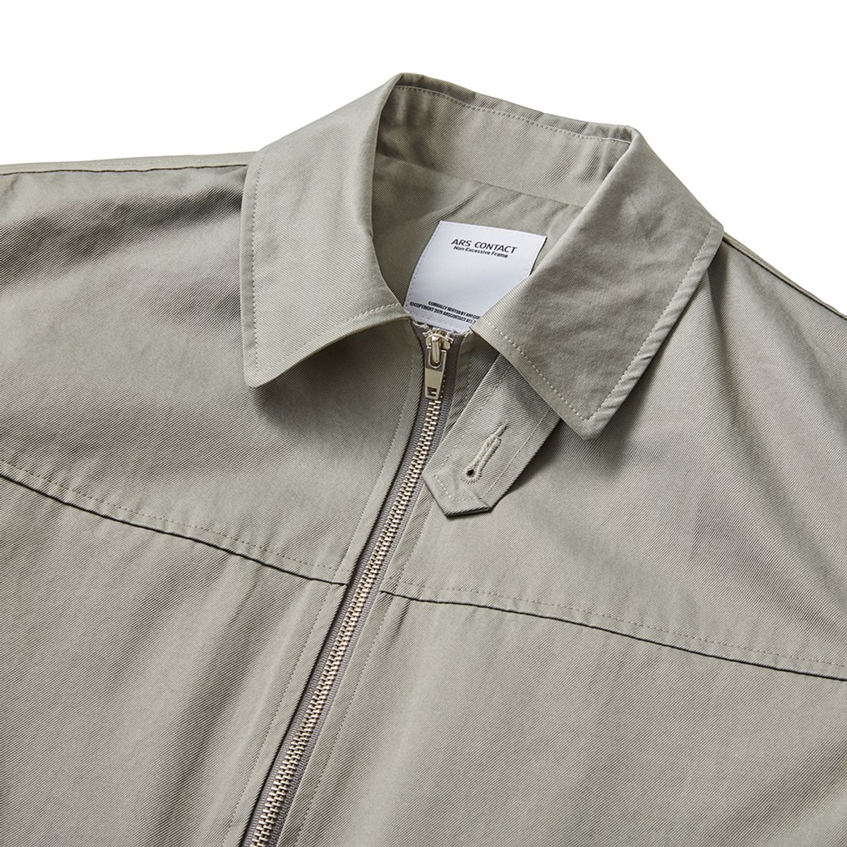 아르스 콘택트(ARSCONTACT) Tw Relaxed Trucker Jacket Olive Green