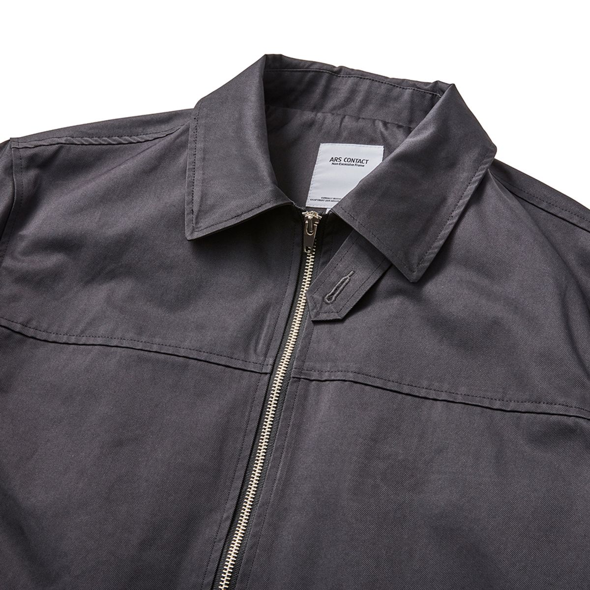아르스 콘택트(ARSCONTACT) Tw Relaxed Trucker Jacket Black