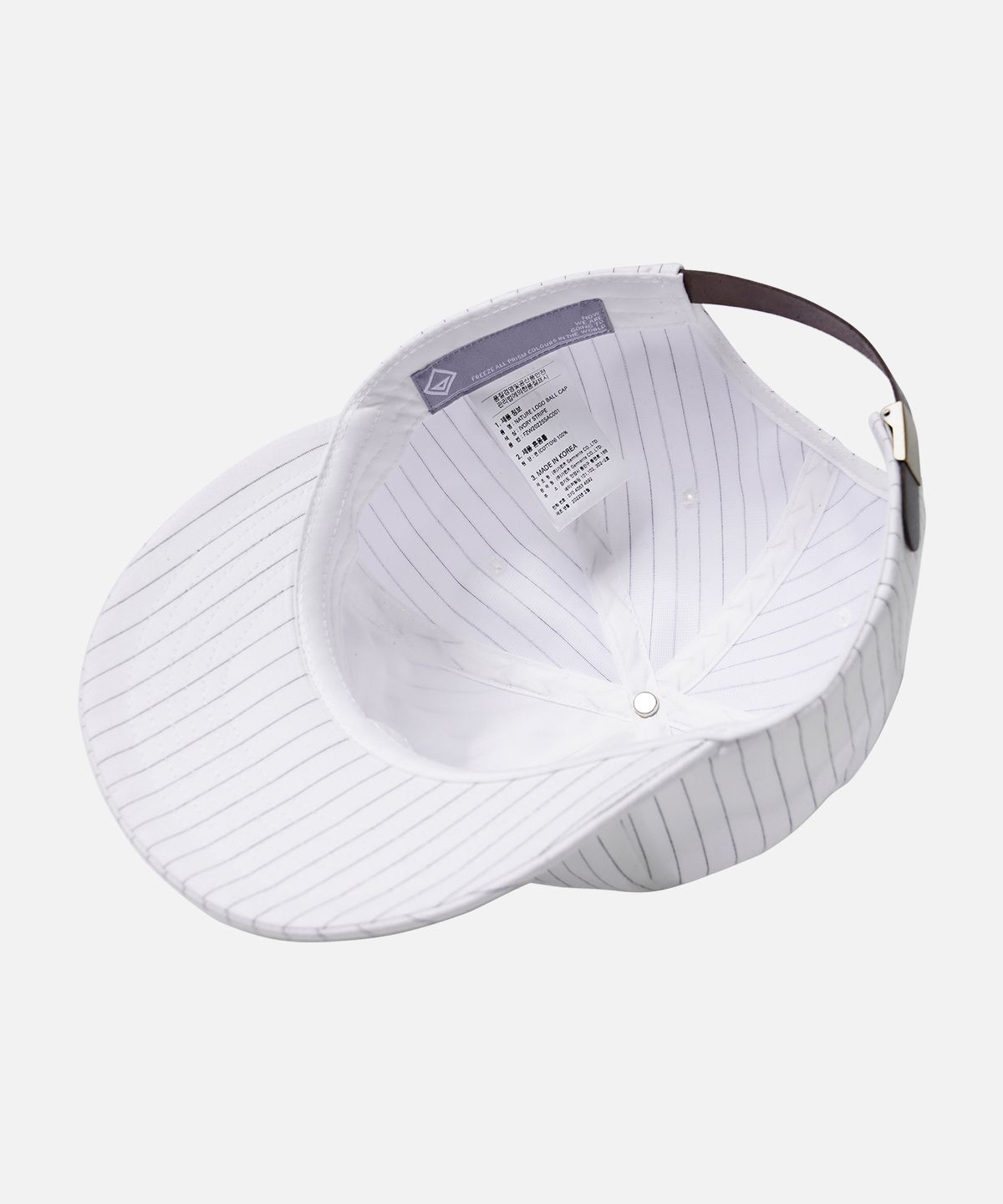 프리즘웍스(FRIZMWORKS) NATURE LOGO BALL CAP _ IVORY STRIPE