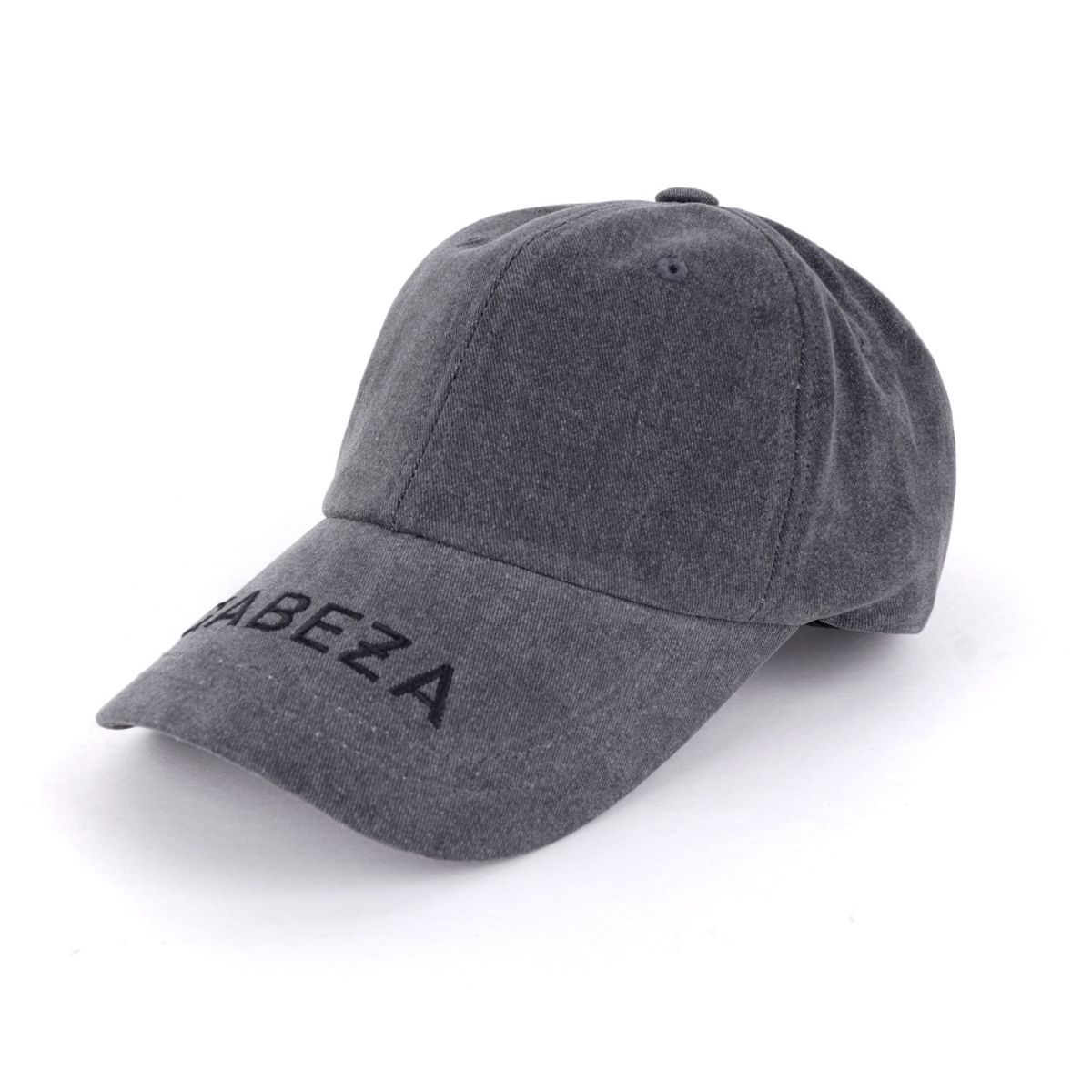 카베자(CABEZA) 챙 로고 볼캡 그레이