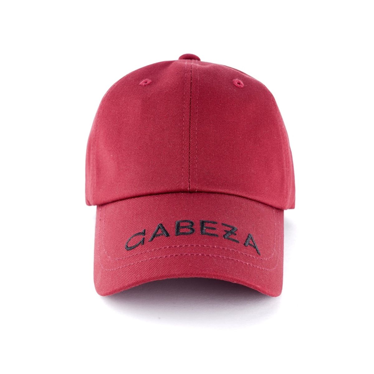 카베자(CABEZA) 챙 로고 볼캡 버건디