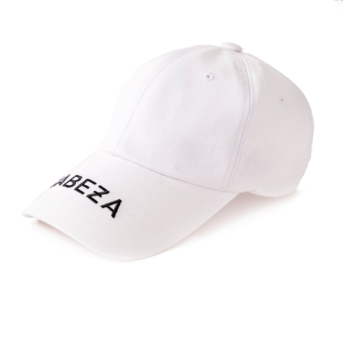카베자(CABEZA) 챙 로고 볼캡 화이트