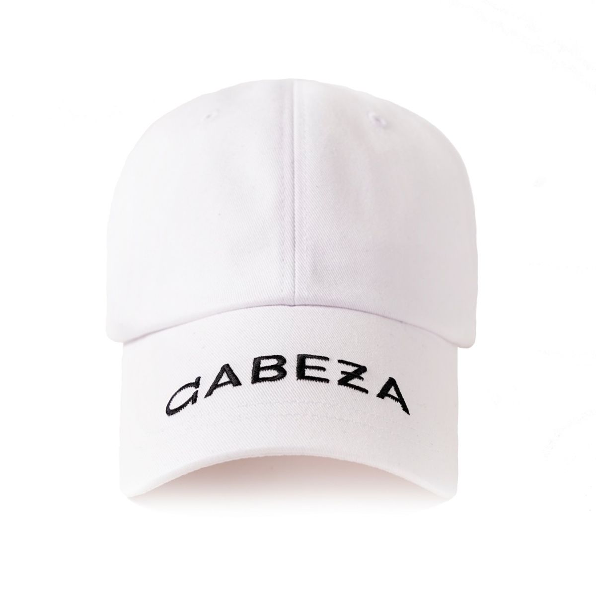 카베자(CABEZA) 챙 로고 볼캡 화이트