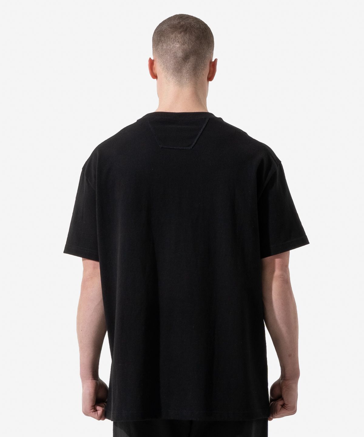노이스스튜디오(NOICE STUDIO) 노이스 스튜디오 Expose 오버핏 반팔 티셔츠 Oversided T-Shirt - 블랙
