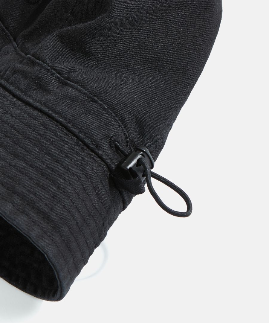 MUSINSA | ESPIONAGE Over Fatigue Hat Black