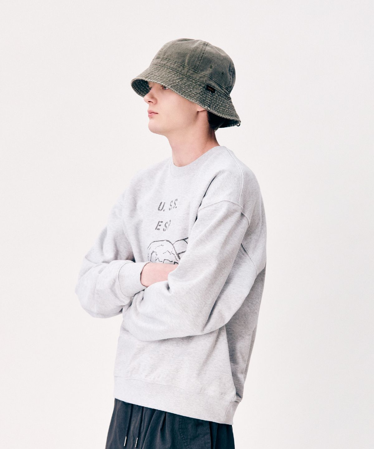 에스피오나지(ESPIONAGE) Over Fatigue Hat Olive
