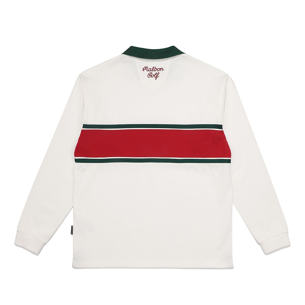 말본 골프(MALBON GOLF) Block 폴로 티셔츠 IVORY (MAN)